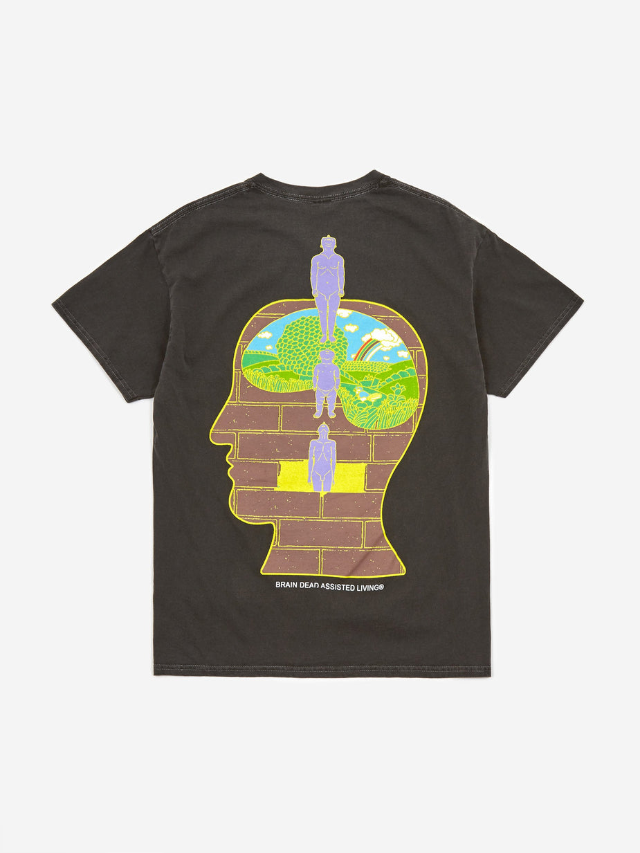 Brain Dead Brain Dead Syd Shortsleeve T-Shirt - Washed Black - Black
