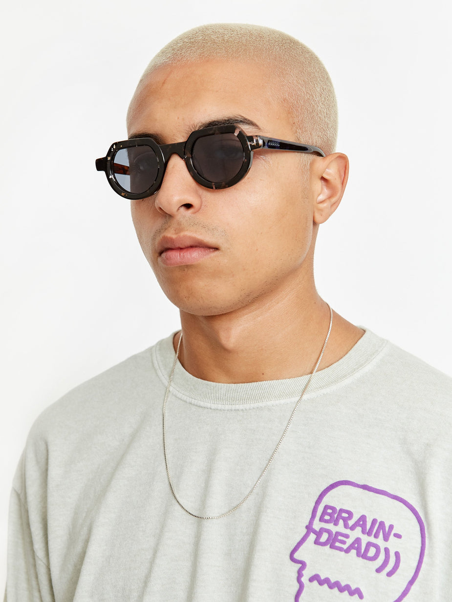 Brain Dead Brain Dead Tani Sunglasses - Tri-Tortoise/Black - Black