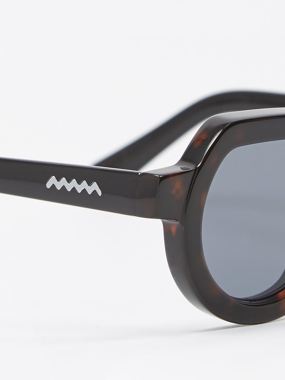 Brain Dead Brain Dead Tani Sunglasses - Tortoise Black/Black - Black