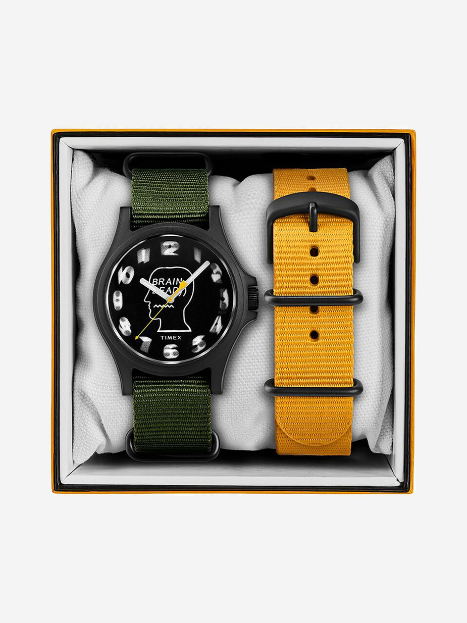 Brain Dead Brain Dead x Timex Model TWG021900 - Black/Green/Yellow - Yellow