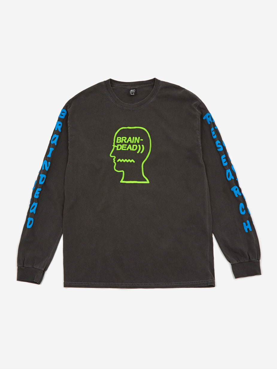 Brain Dead Brain Dead Vehicle Longsleeve T-Shirt - Black - Black
