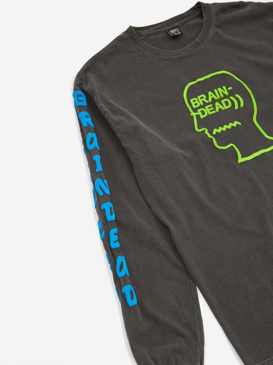 Brain Dead Brain Dead Vehicle Longsleeve T-Shirt - Black - Black