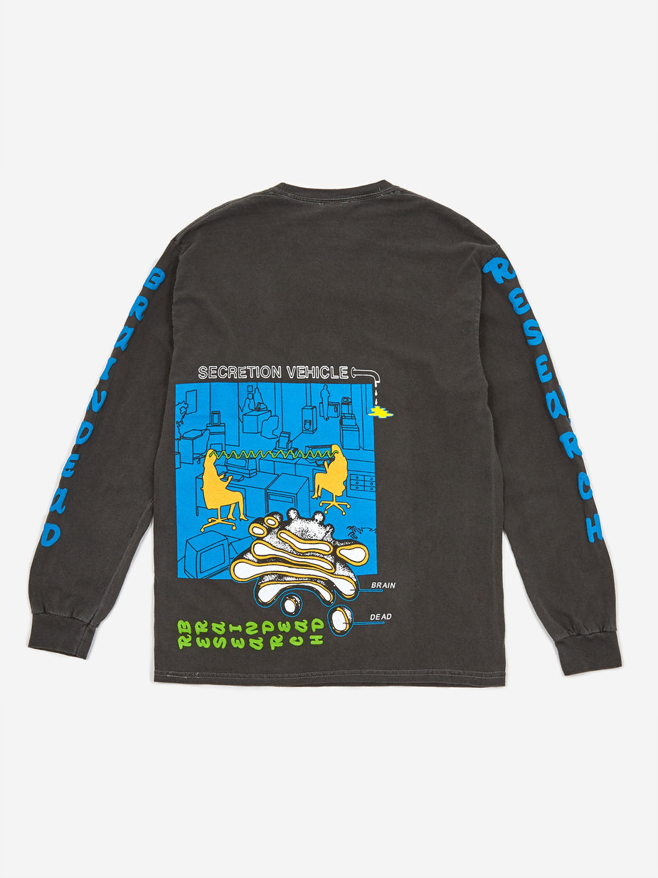 Brain Dead Brain Dead Vehicle Longsleeve T-Shirt - Black - Black