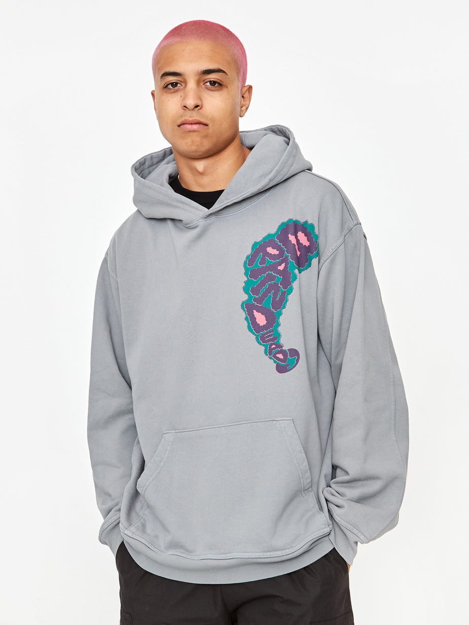 Brain Dead Brain Dead Will Sweeney Wizard Print Hoodie - Slate - Grey