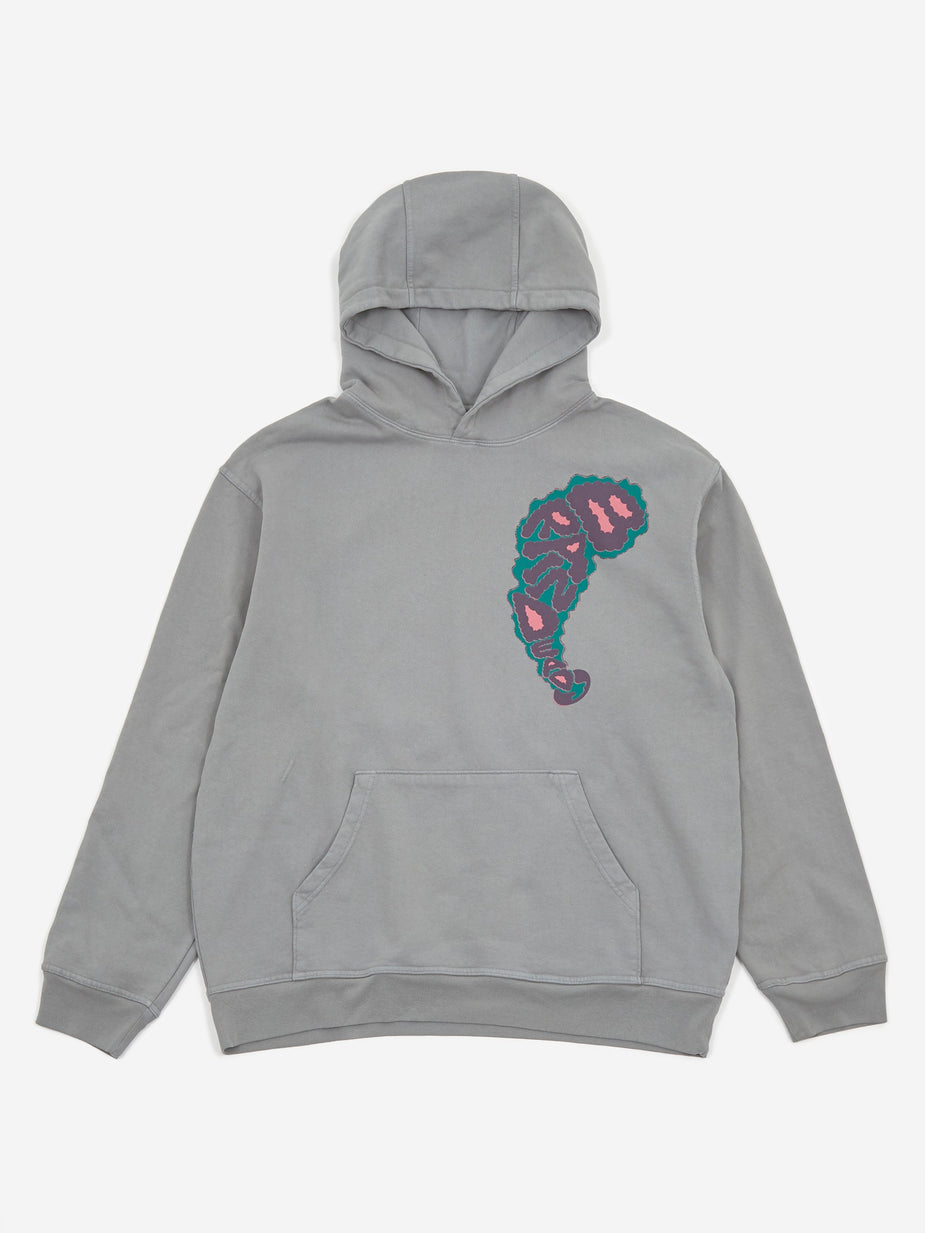 Brain Dead Brain Dead Will Sweeney Wizard Print Hoodie - Slate - Grey