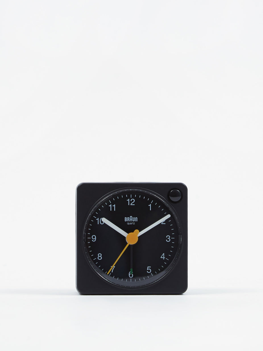 Braun Braun Classic Travel Analogue Alarm Clock - Black - Other