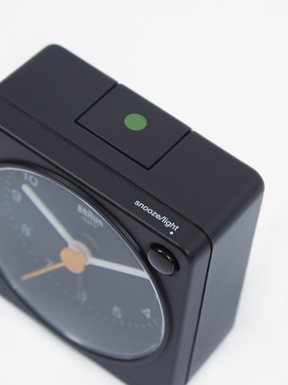 Braun Braun Classic Travel Analogue Alarm Clock - Black - Other