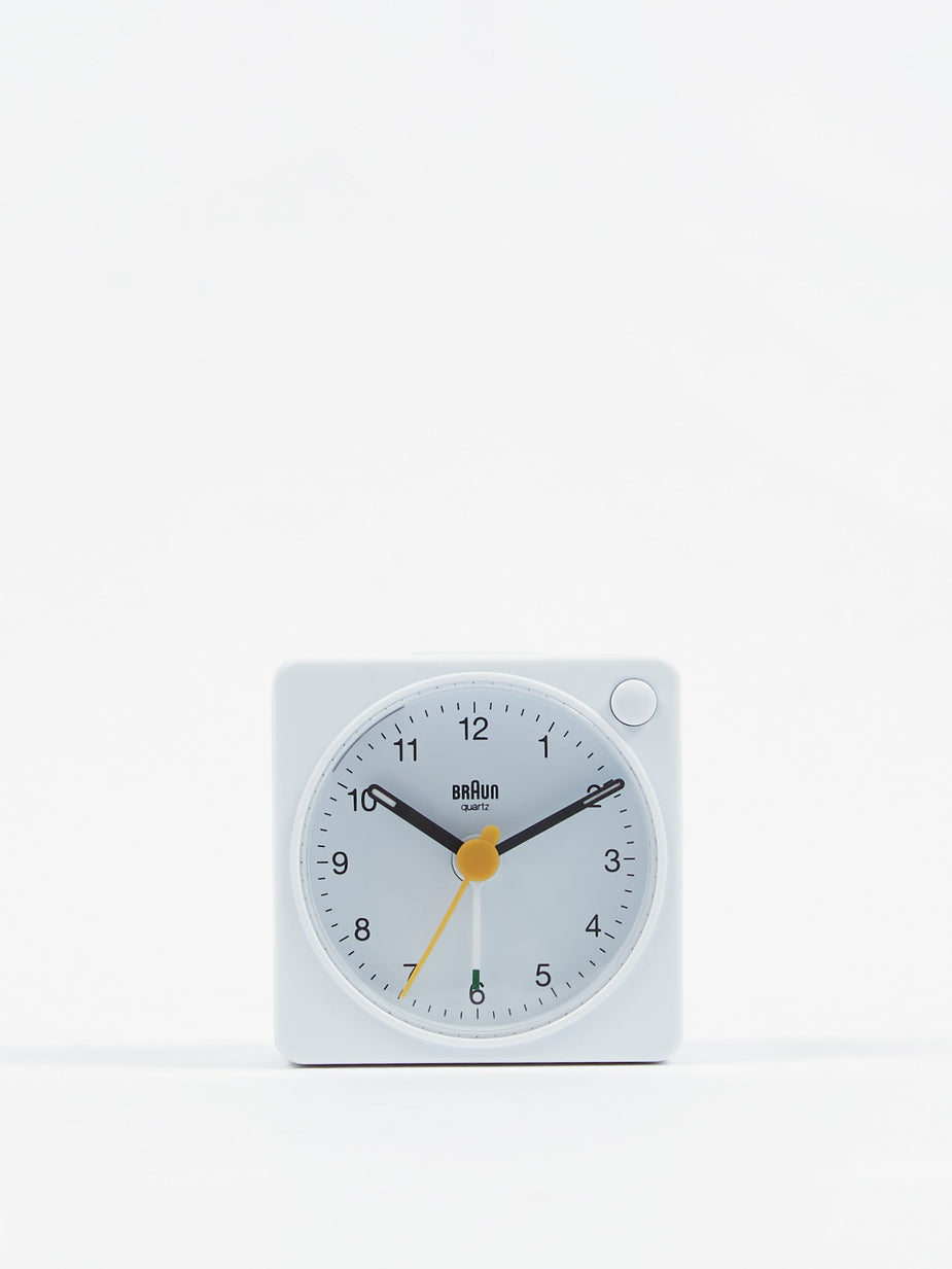 Braun Braun Classic Travel Analogue Alarm Clock - White - Other