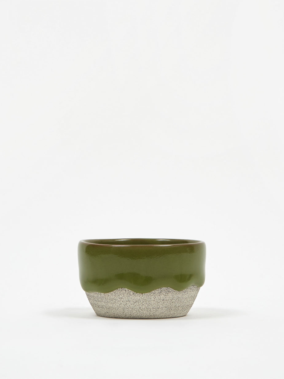 Brian Giniewski Brian Giniewski Pinch Bowl - Olive/Ash - Green