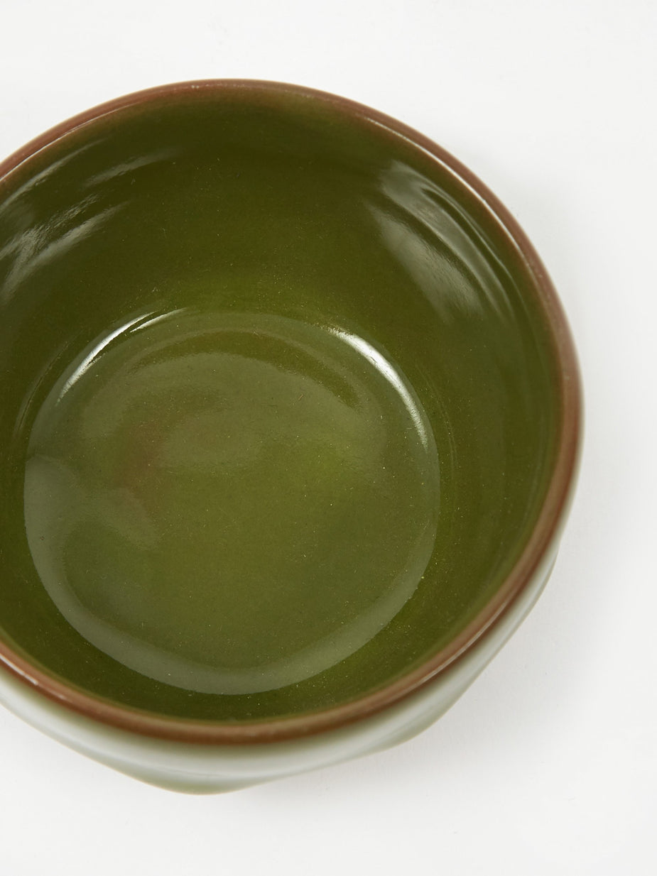 Brian Giniewski Brian Giniewski Pinch Bowl - Olive/Ash - Green