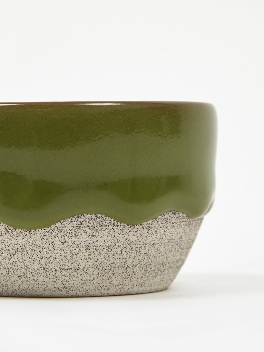 Brian Giniewski Brian Giniewski Pinch Bowl - Olive/Ash - Green