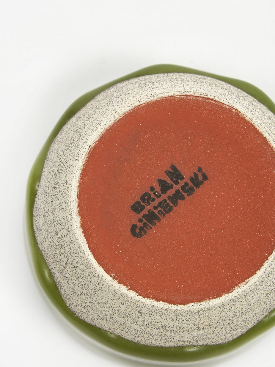 Brian Giniewski Brian Giniewski Pinch Bowl - Olive/Ash - Green