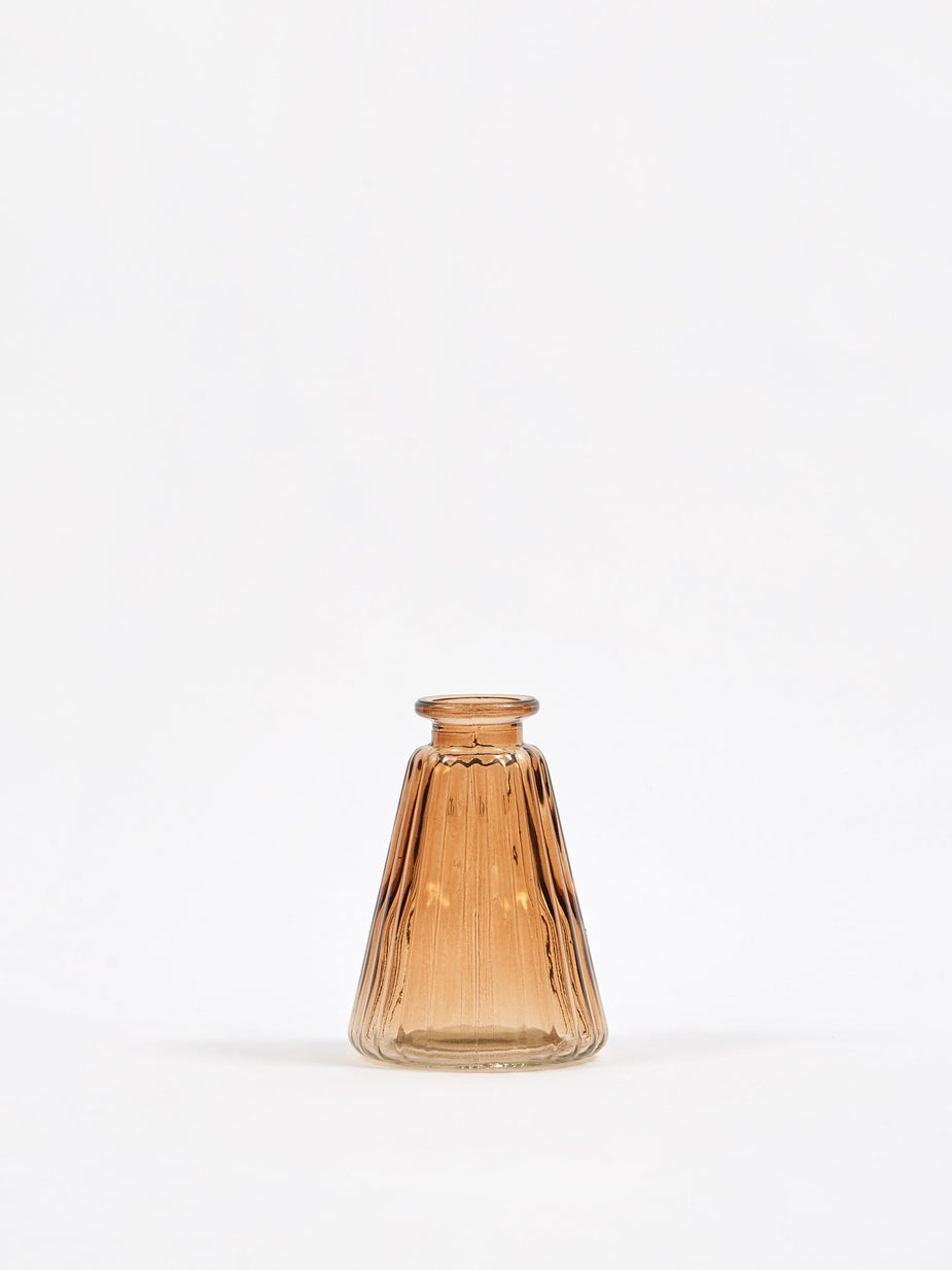Broste Broste Agnar Glass Vase - Tan - Orange