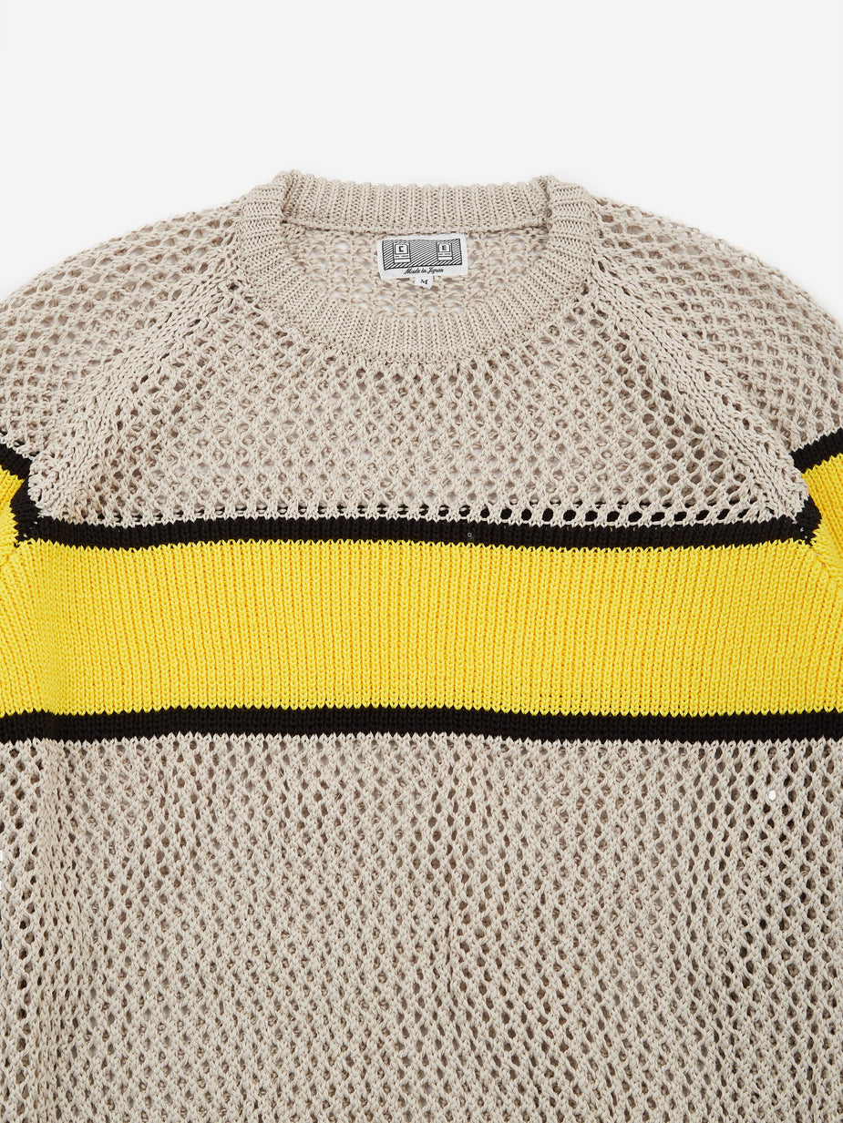 Cav Empt C.E Cav Empt Line Loose Net Knit - Beige - Neutrals