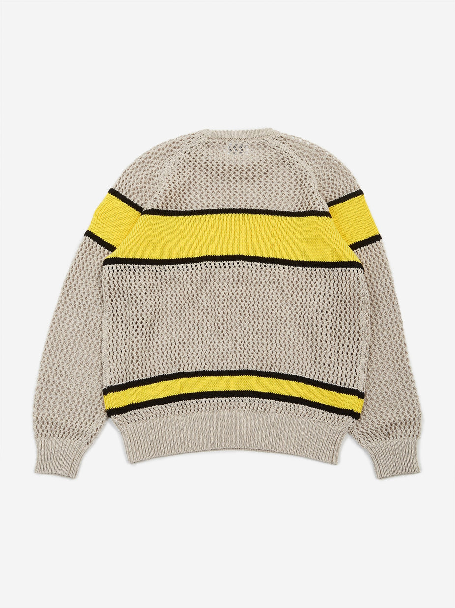 Cav Empt C.E Cav Empt Line Loose Net Knit - Beige - Neutrals