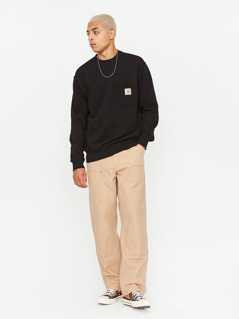 Carhartt WIP Carhartt WIP Pocket Sweatshirt Cotton - Black - Black