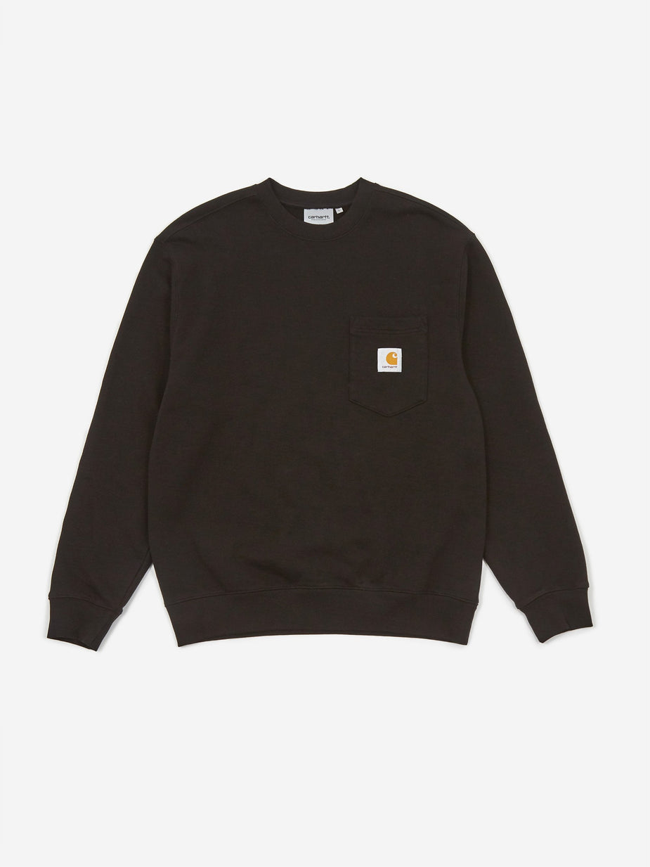Carhartt WIP Carhartt WIP Pocket Sweatshirt Cotton - Black - Black