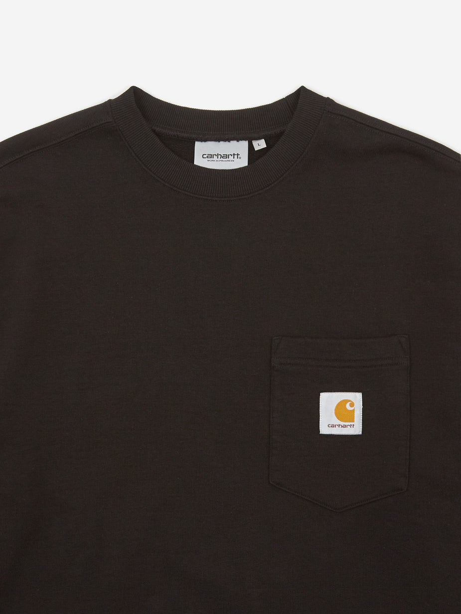 Carhartt WIP Carhartt WIP Pocket Sweatshirt Cotton - Black - Black