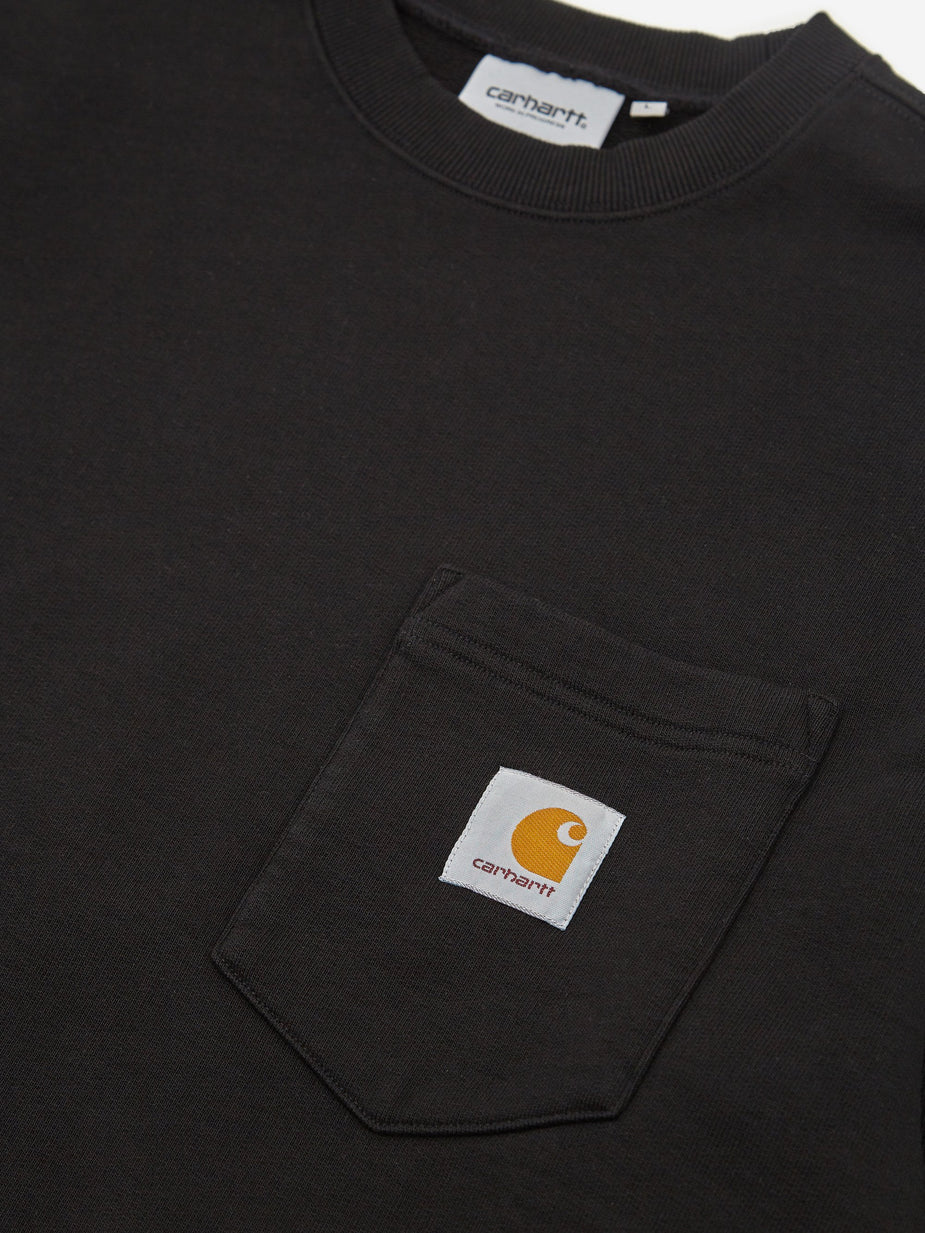Carhartt WIP Carhartt WIP Pocket Sweatshirt Cotton - Black - Black