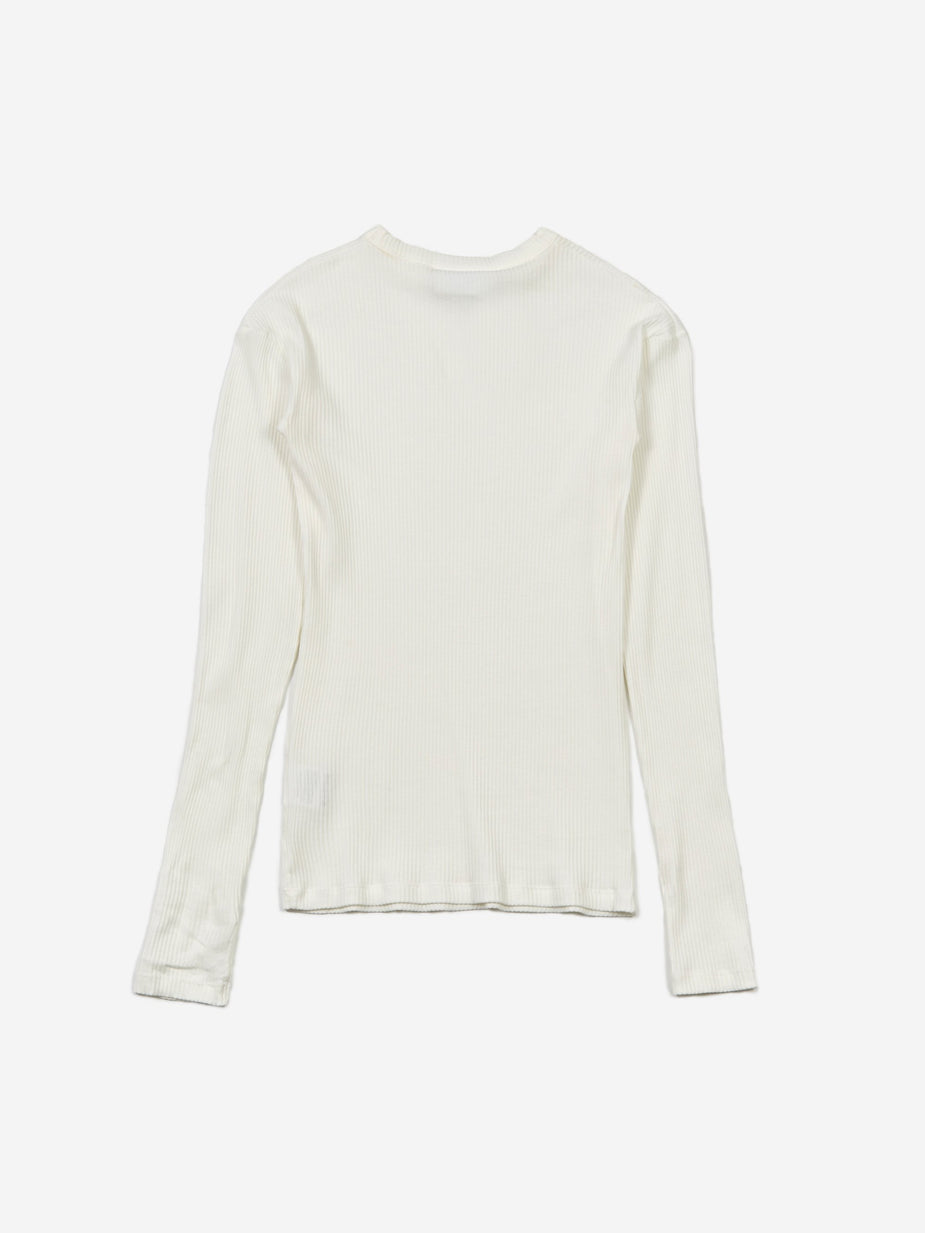 Can Pep Rey Can Pep Rey Skinny Sweatshirt - Whisper White - White