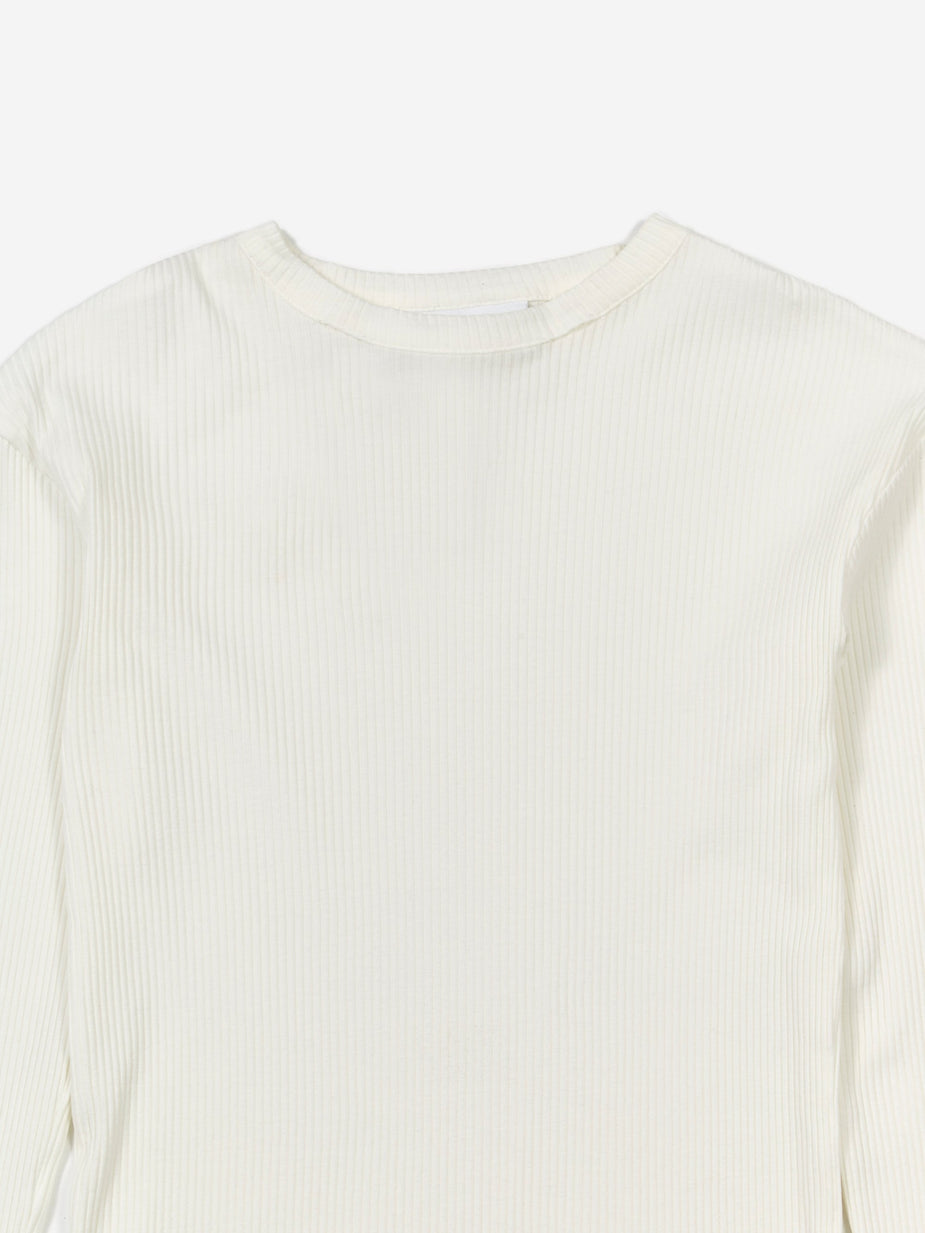 Can Pep Rey Can Pep Rey Skinny Sweatshirt - Whisper White - White