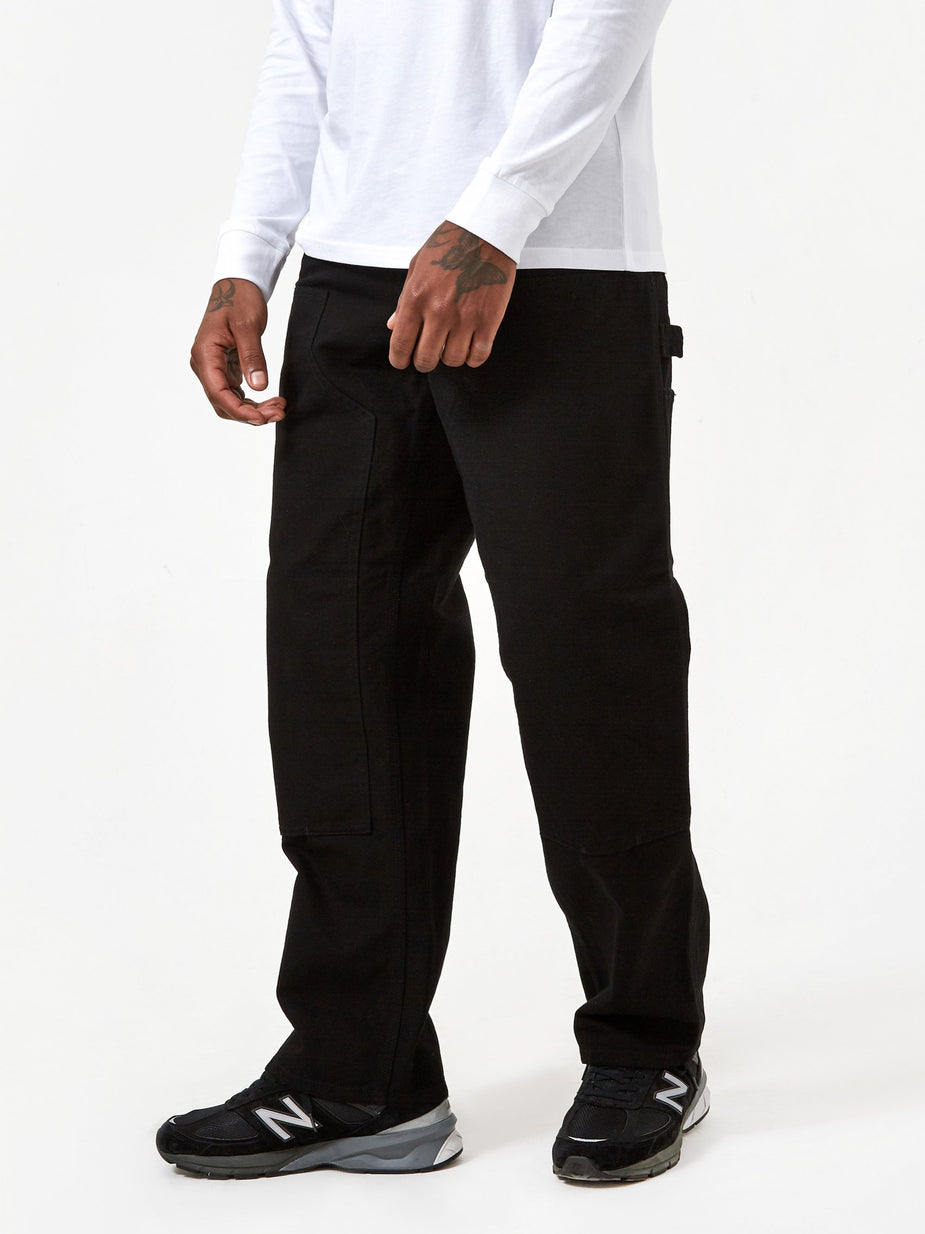 Carhartt WIP Carhartt WIP Double Knee Pant - Black Rinsed - Black