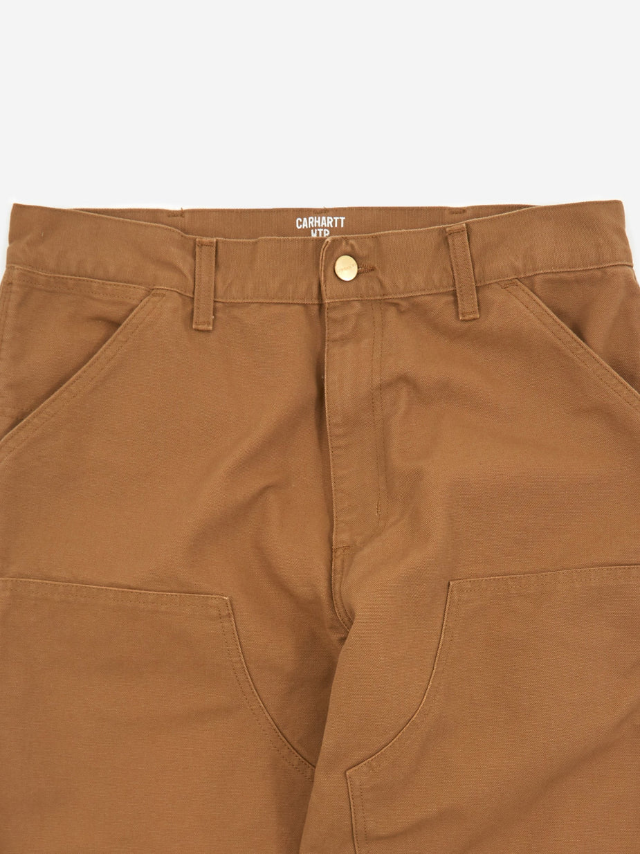 Carhartt WIP Carhartt WIP Double Knee Pant - Hamilton Brown Rinsed - Brown