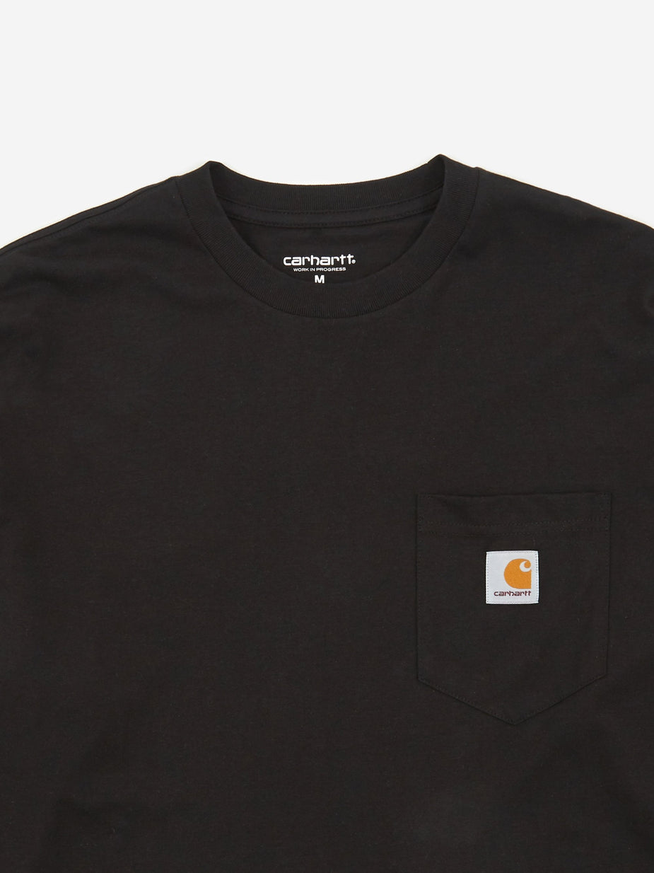 Carhartt WIP Carhartt WIP Longsleeve Pocket T-Shirt - Black - Black