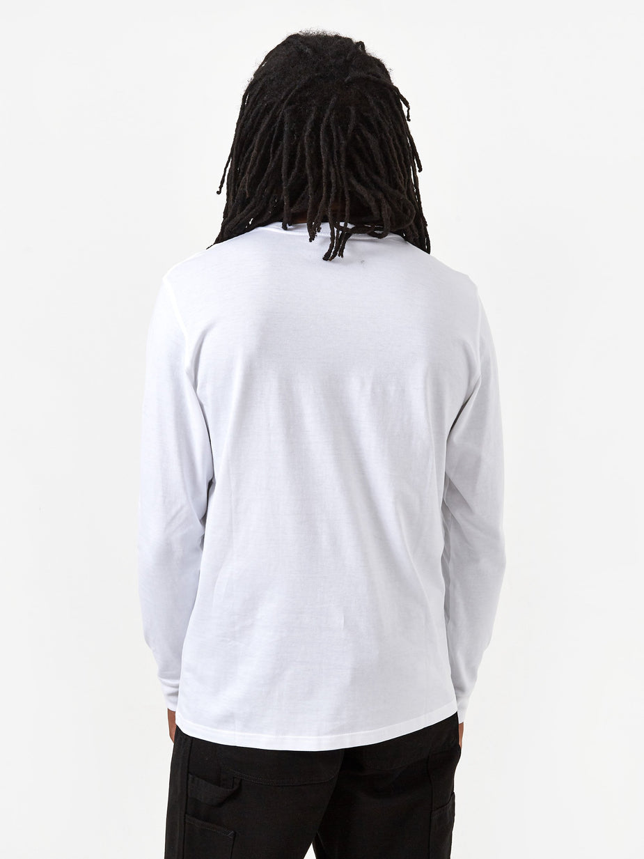 Carhartt WIP Carhartt WIP Longsleeve Pocket T-Shirt - White - White