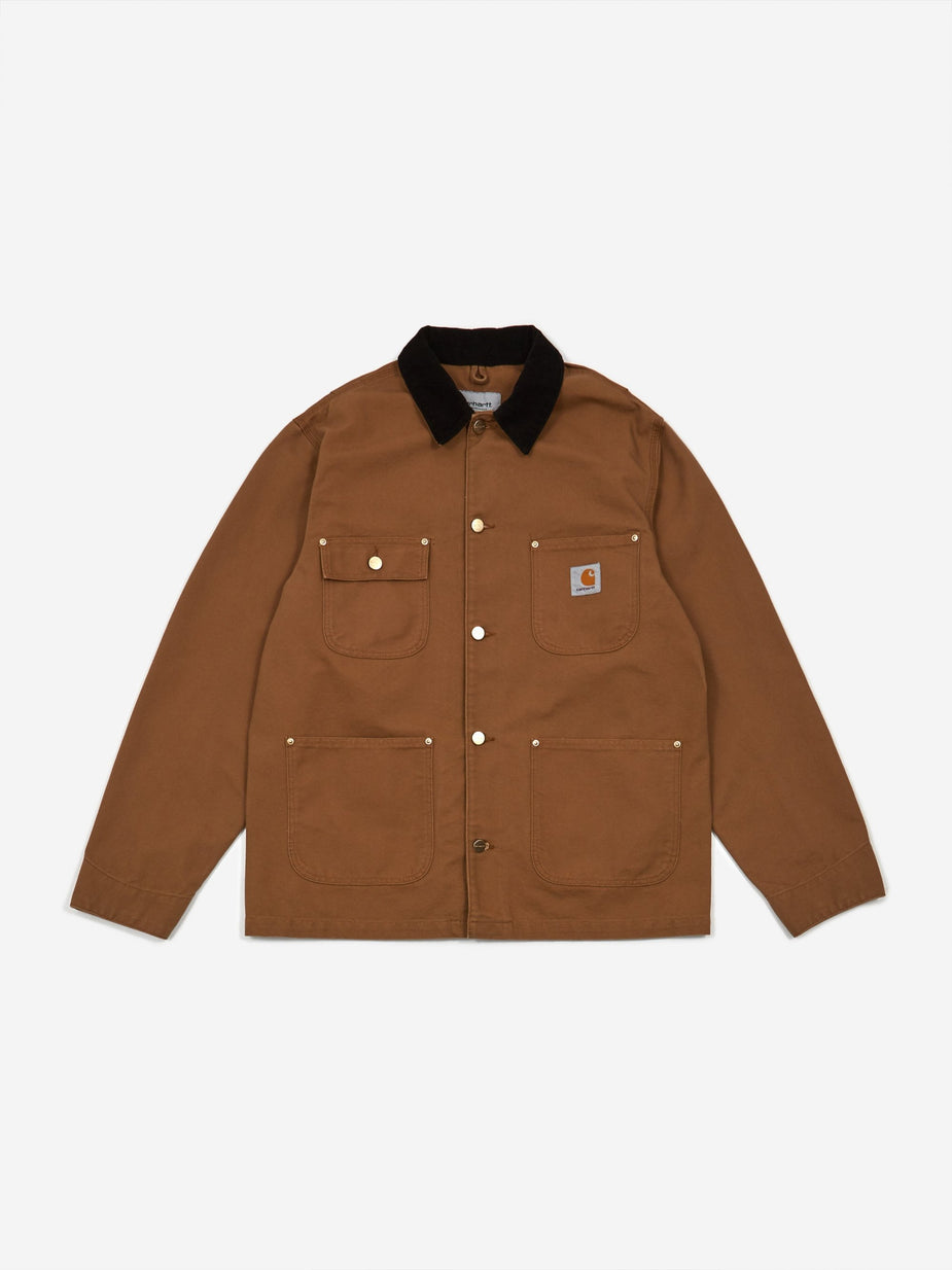 Carhartt WIP Carhartt WIP OG Chore Coat - Hamilton Brown/Black Rinsed - Brown