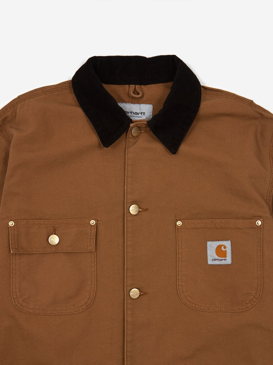 Carhartt WIP Carhartt WIP OG Chore Coat - Hamilton Brown/Black Rinsed - Brown