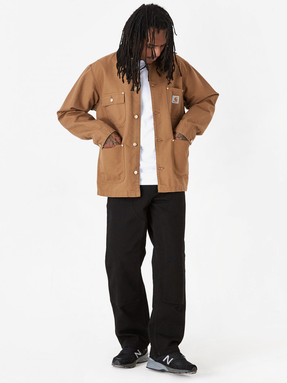 Carhartt WIP Carhartt WIP OG Chore Coat - Hamilton Brown/Black Rinsed - Brown