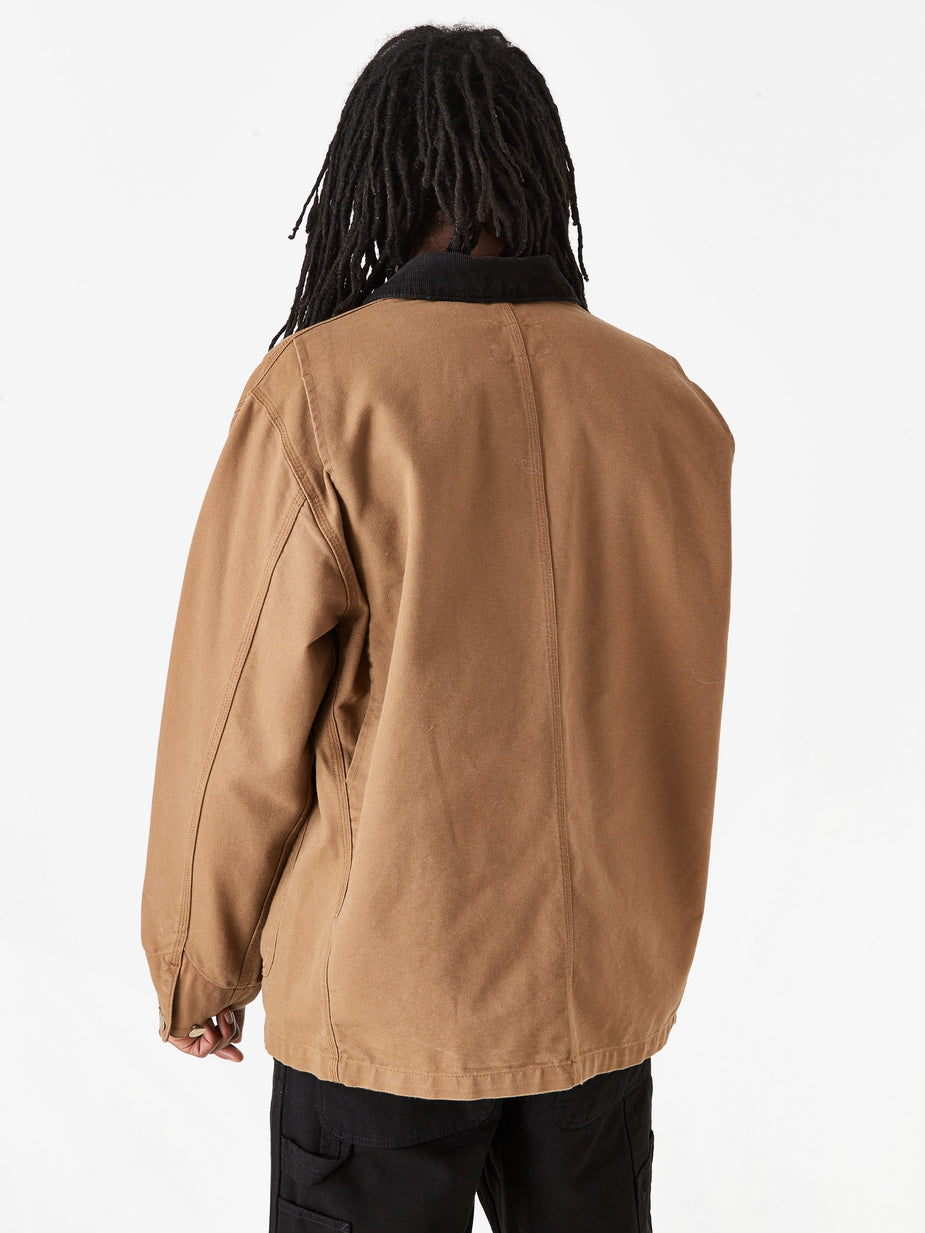 Carhartt WIP Carhartt WIP OG Chore Coat - Hamilton Brown/Black Rinsed - Brown