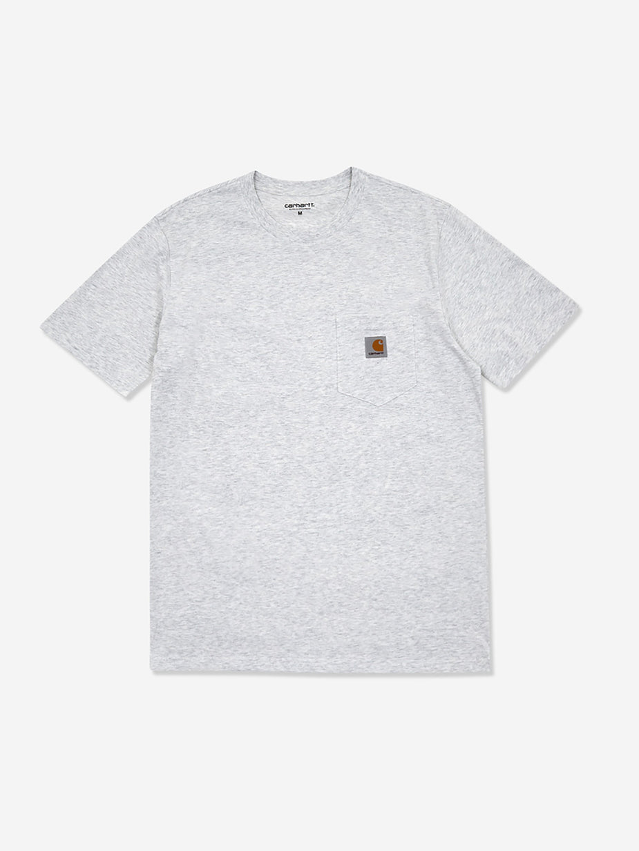 Carhartt WIP Carhartt WIP Shortsleeve Pocket T-Shirt - Ash Heather - Grey