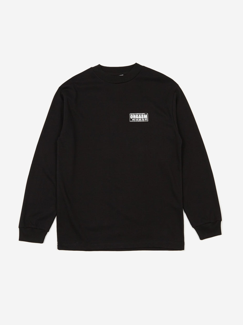 Carne Bollente Carne Bollente 3615 Carne Longsleeve T-Shirt - Black - Black