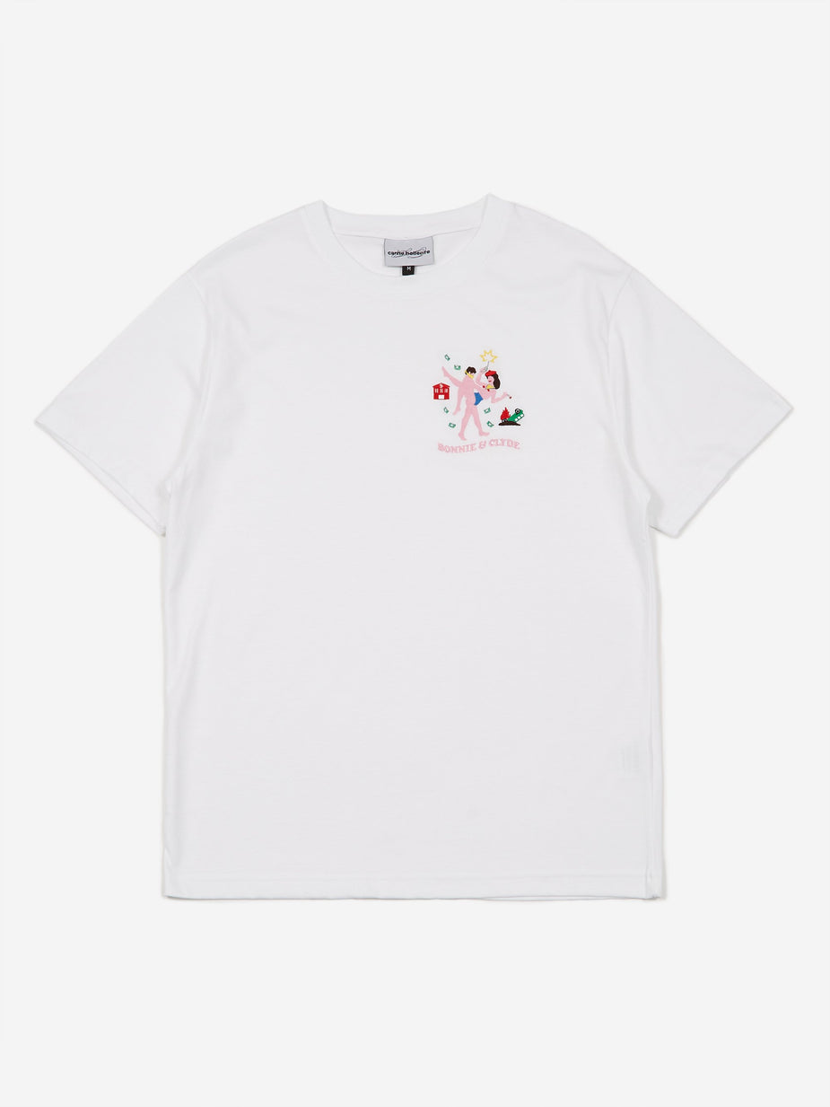 Carne Bollente Carne Bollente Bonnie On Clyde Shortsleeve T-Shirt - White - White