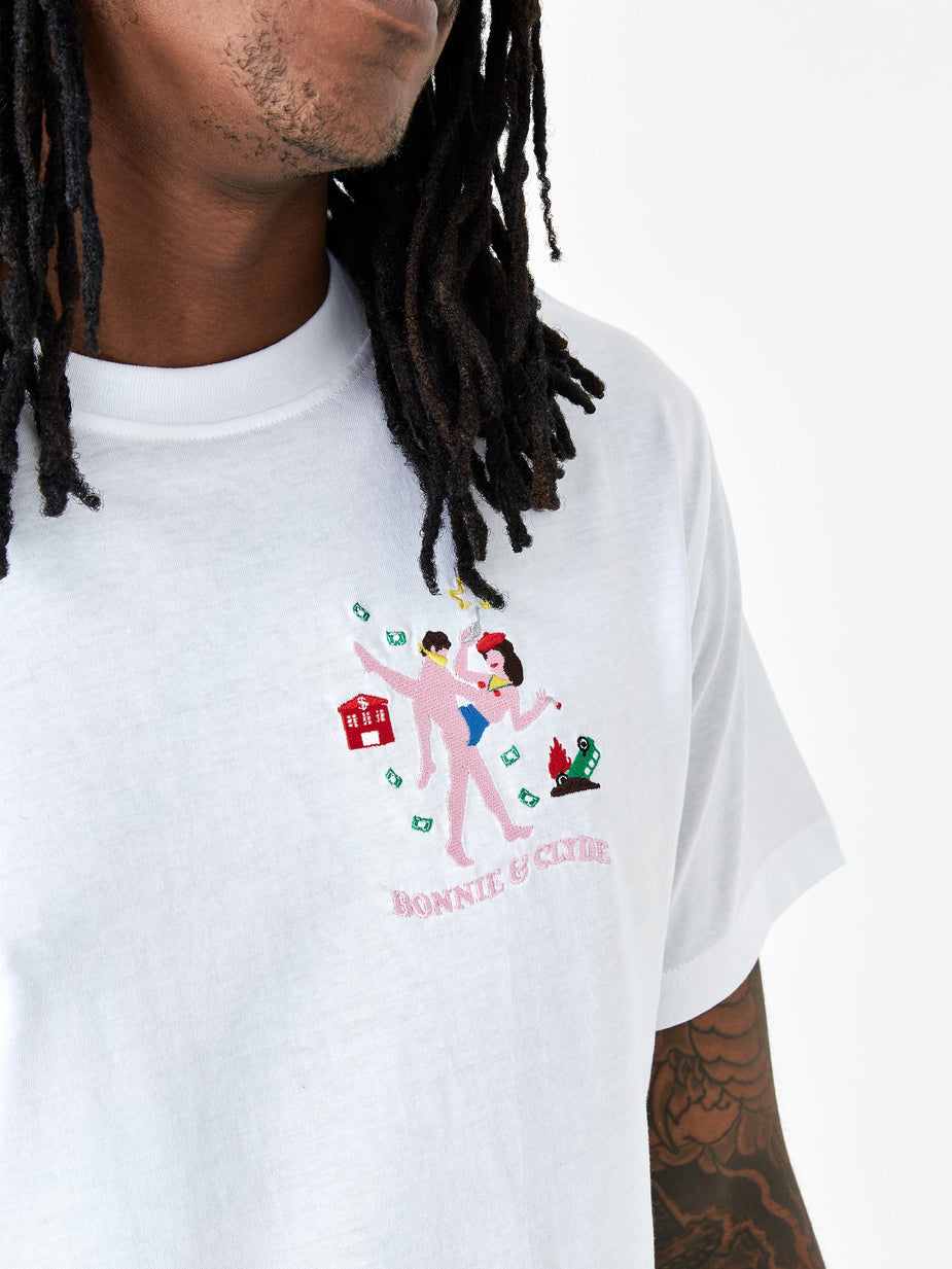 Carne Bollente Carne Bollente Bonnie On Clyde Shortsleeve T-Shirt - White - White
