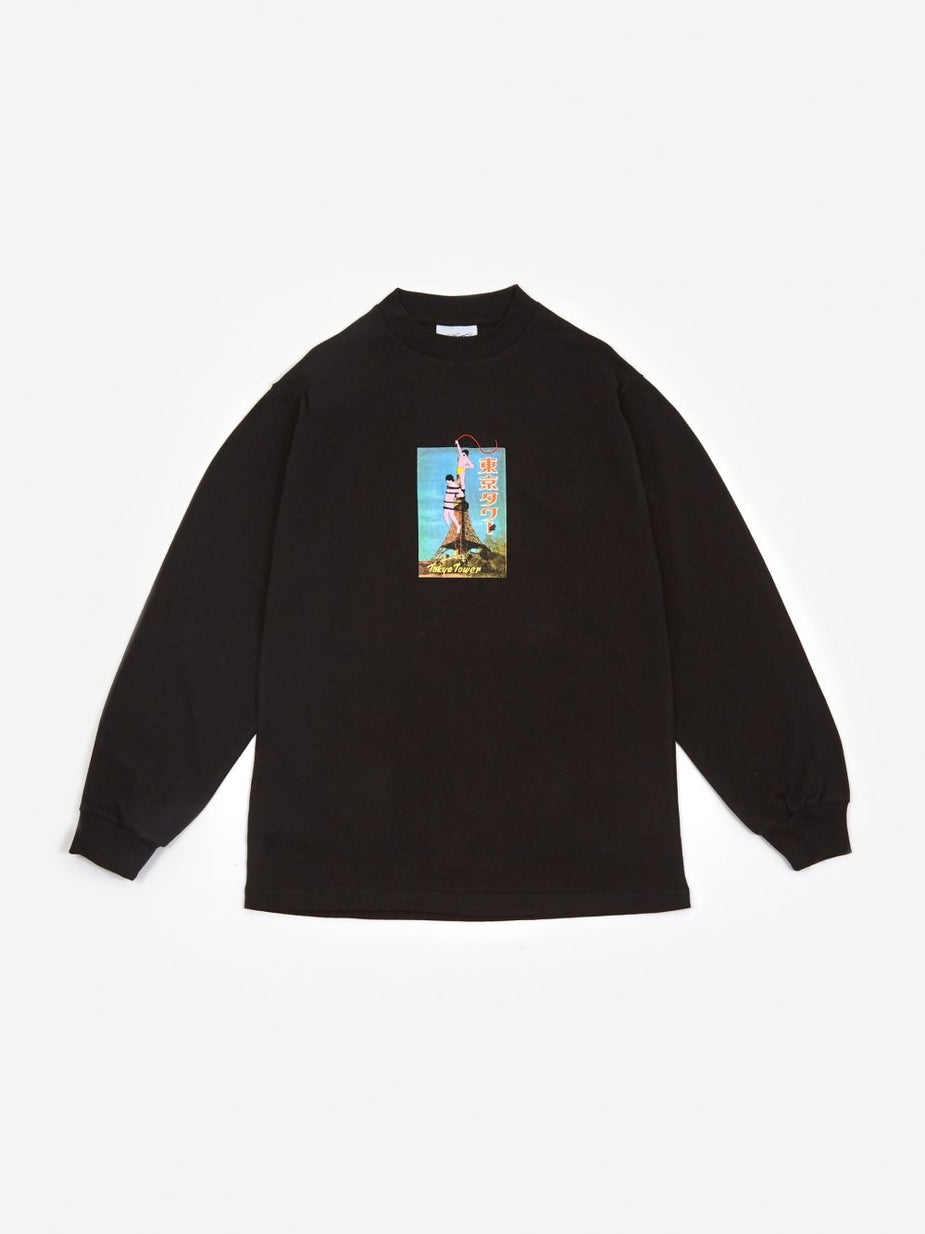 Carne Bollente Carne Bollente La Grande Derouille Longsleeve T-Shirt - Black - Black