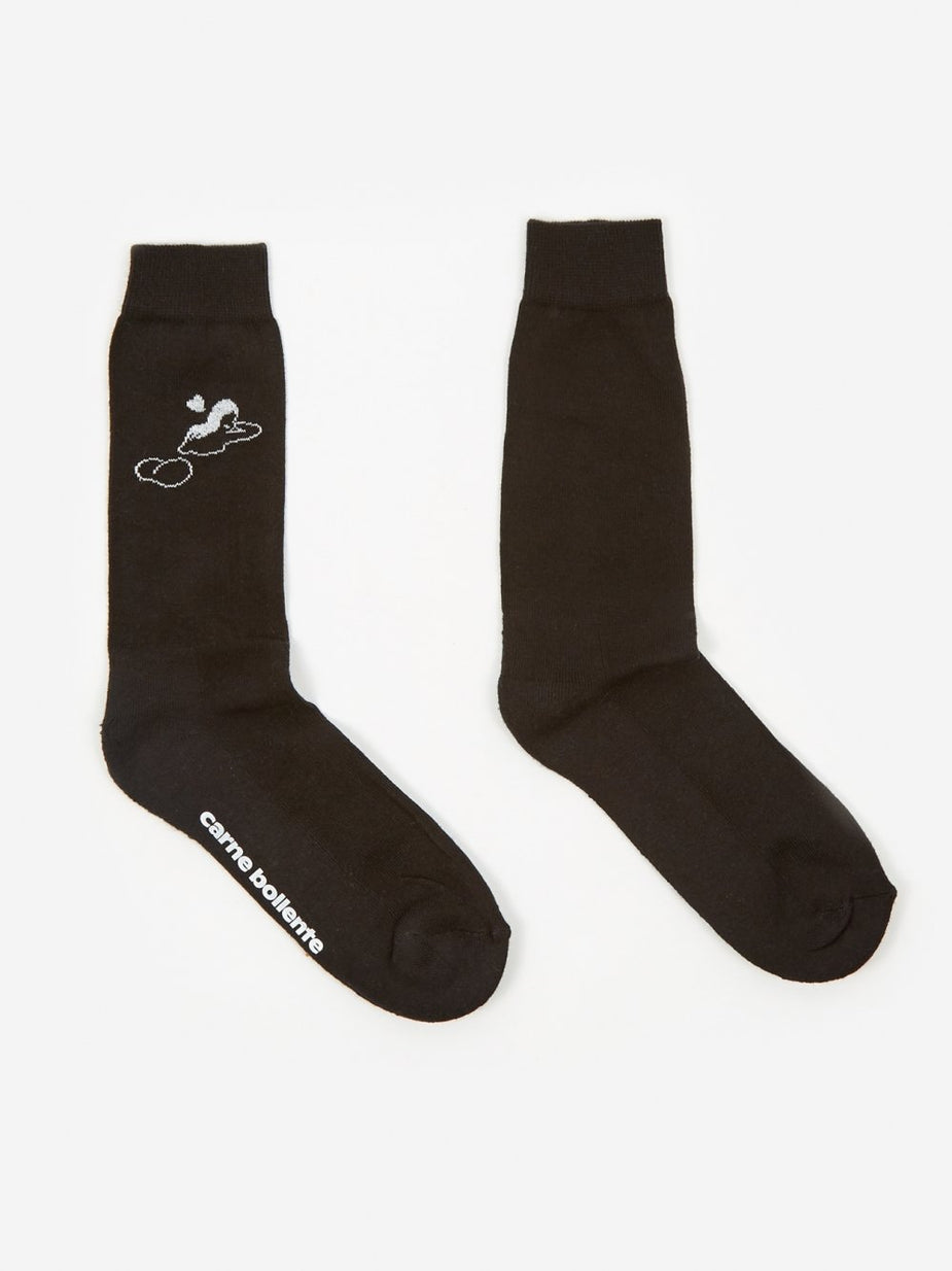Carne Bollente Carne Bollente Les Secrets Socks - Black - Black