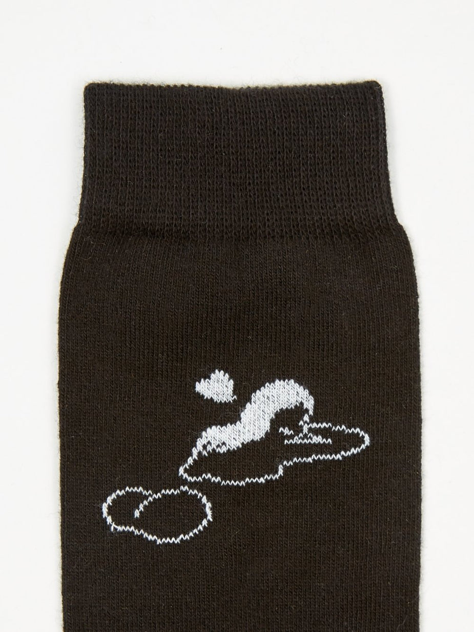 Carne Bollente Carne Bollente Les Secrets Socks - Black - Black