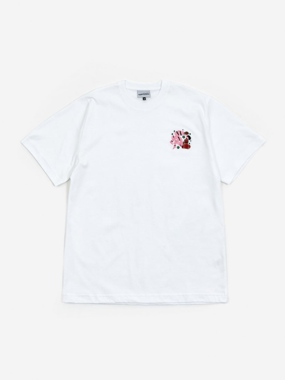 Carne Bollente Carne Bollente Tied For The Gods Shortsleeve T-Shirt - White - White