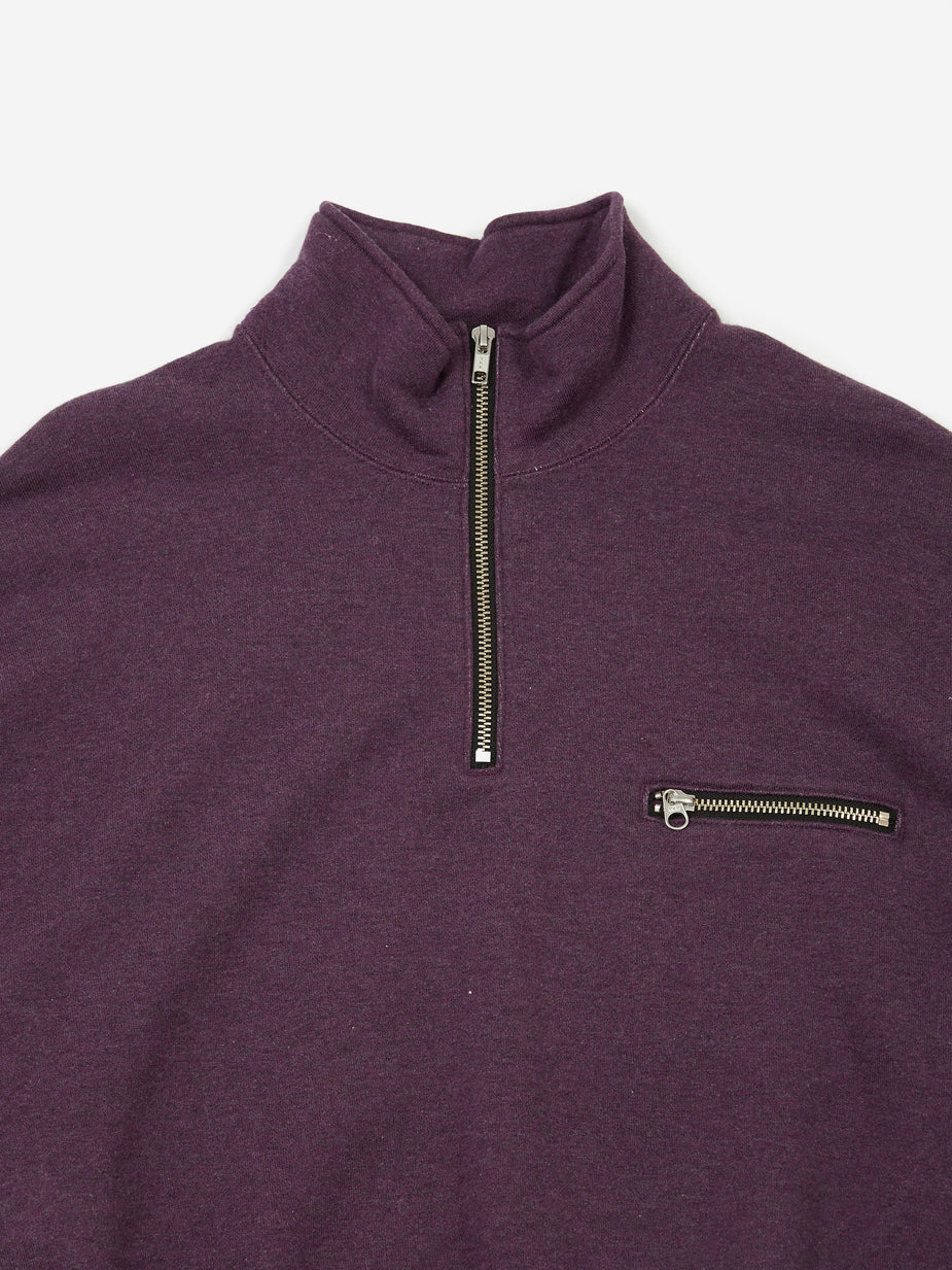 Cav Empt C.E Cav Empt Exterior Half Zip Sweatshirt - Purple - Purple