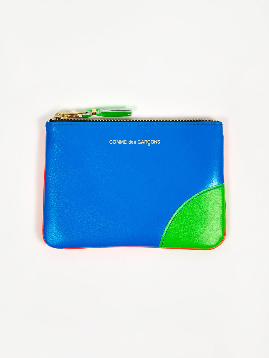 Comme des Garcons Wallets Comme Des Garcons Wallets Super Fluo (SA8100SF) - Orange/Blue - Blue