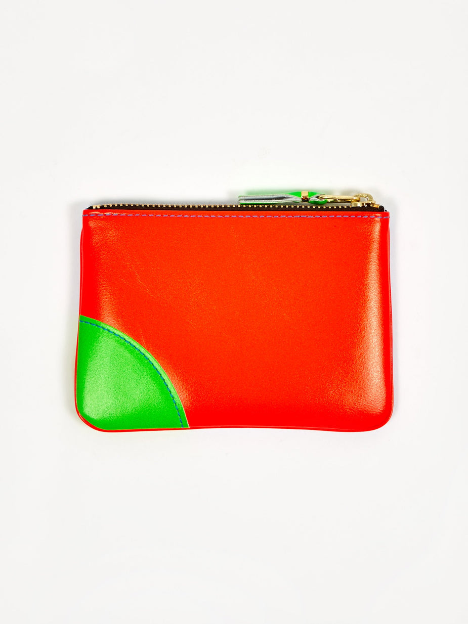 Comme des Garcons Wallets Comme Des Garcons Wallets Super Fluo (SA8100SF) - Orange/Blue - Blue