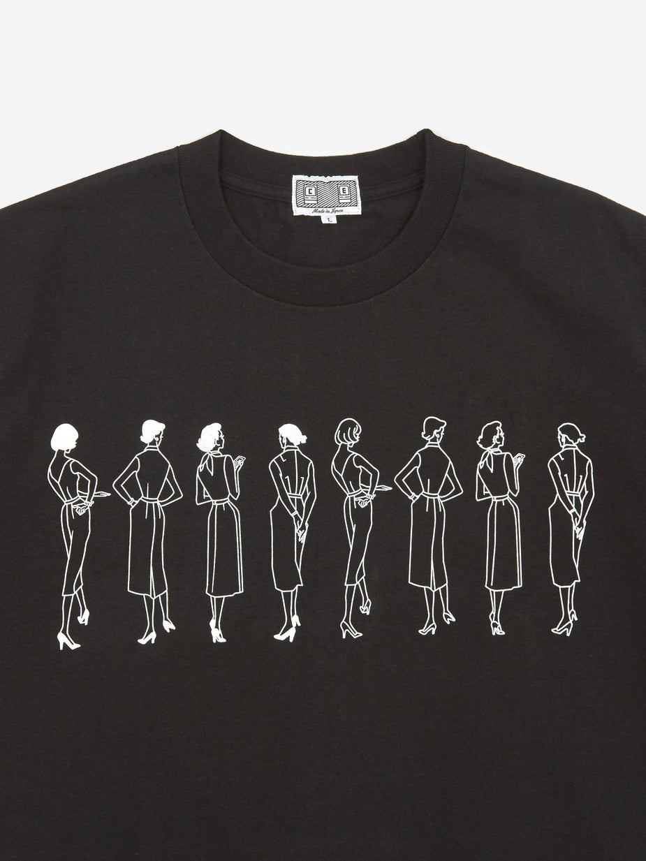 Cav Empt C.E Cav Empt Back View T-Shirt - Black - Black
