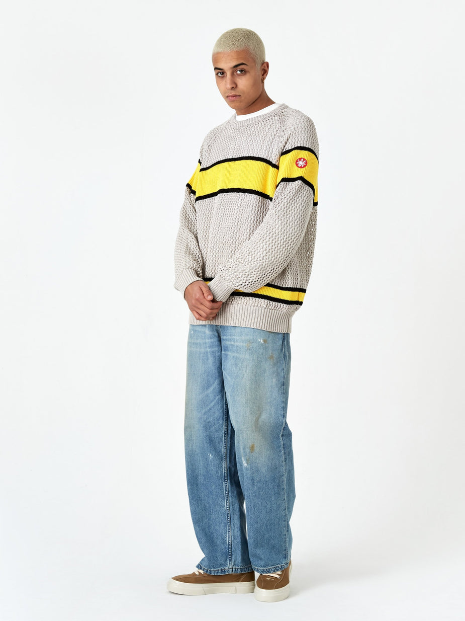 Cav Empt C.E Cav Empt Line Loose Net Knit - Beige - Neutrals