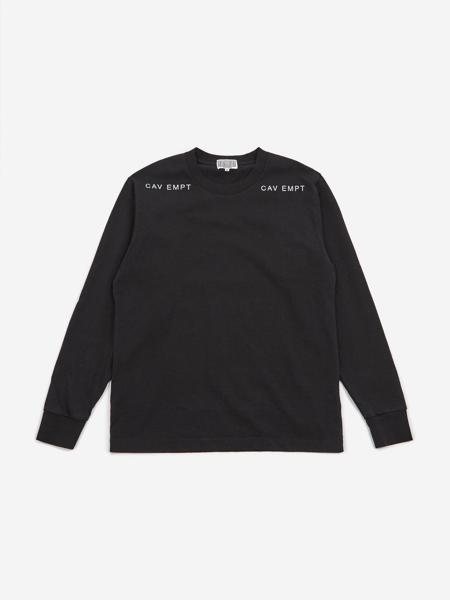 Cav Empt C.E Cav Empt Longsleeve T-Shirt - Black - Black