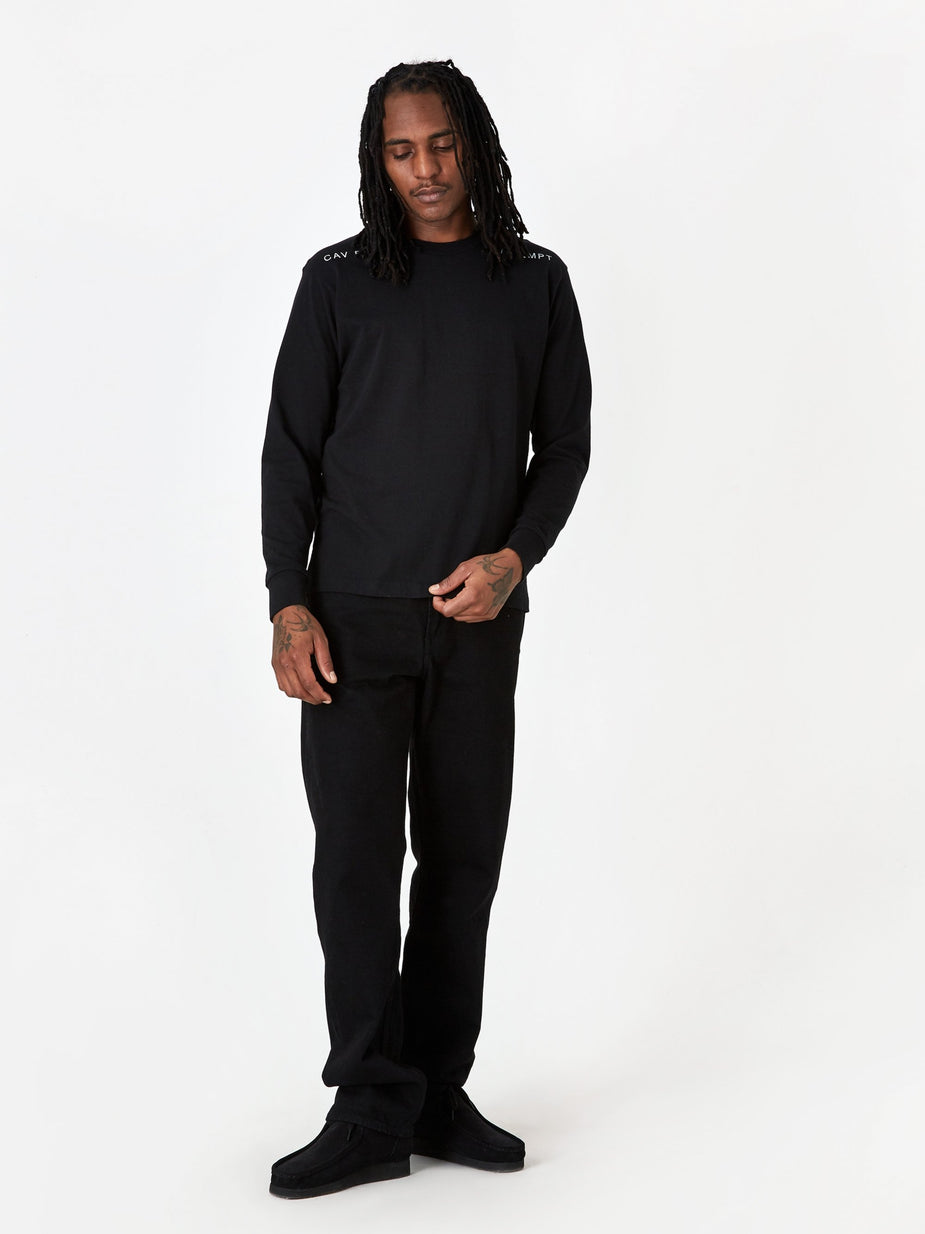 Cav Empt C.E Cav Empt Longsleeve T-Shirt - Black - Black