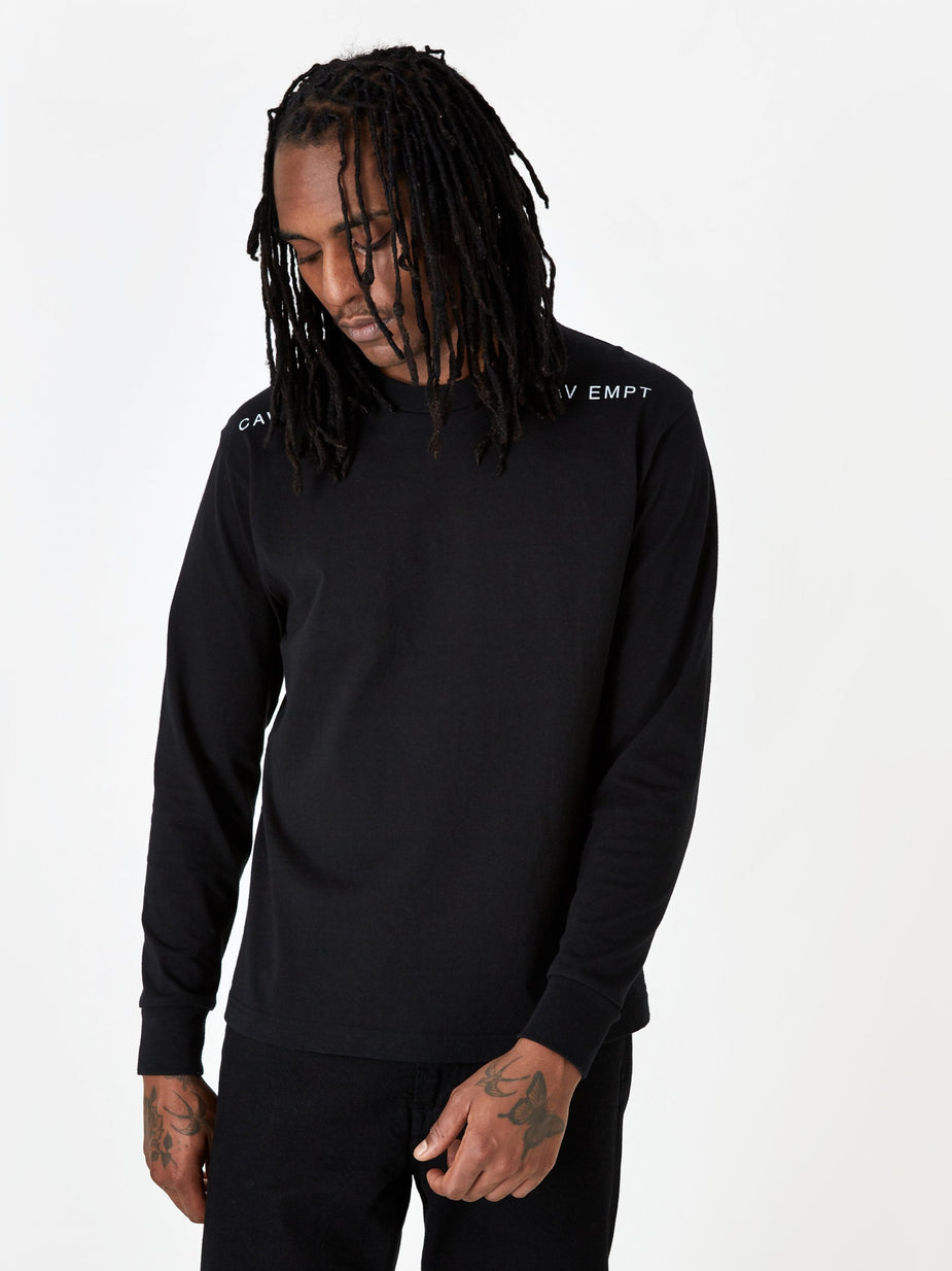 Cav Empt C.E Cav Empt Longsleeve T-Shirt - Black - Black