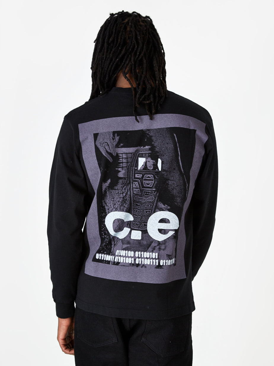 Cav Empt C.E Cav Empt Longsleeve T-Shirt - Black - Black